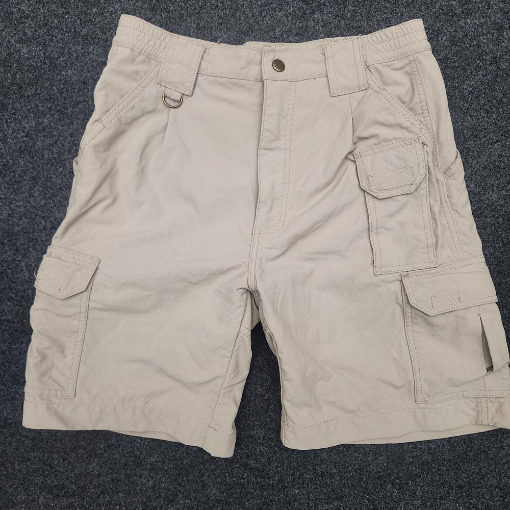 5.11 Tactical Series Mens 30 Tan Cargo Shorts Zip Pocket Nylon‎ D-Ring 73286